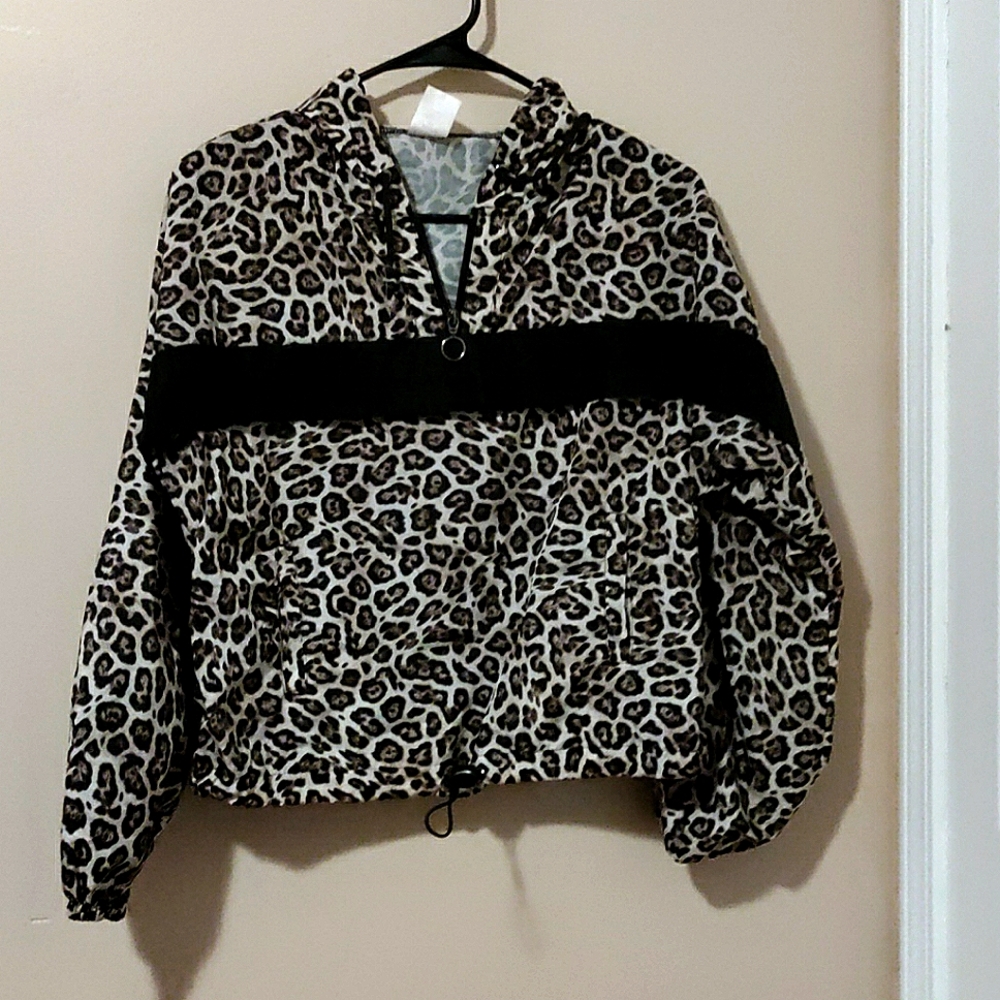 Leopard Print Hoodie Shirt